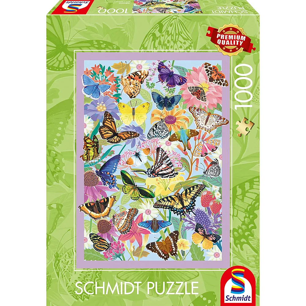 Schmidt Puzzle Schmetterlingstreiben - 1000 Teile