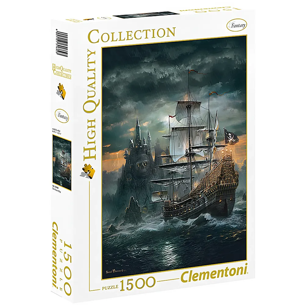 Clementoni Puzzle High Quality Collection Piratenschiff 1500Teile