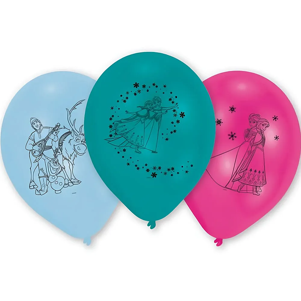 Amscan Disney Frozen Ballone 10Teile | Kindergeburtstag