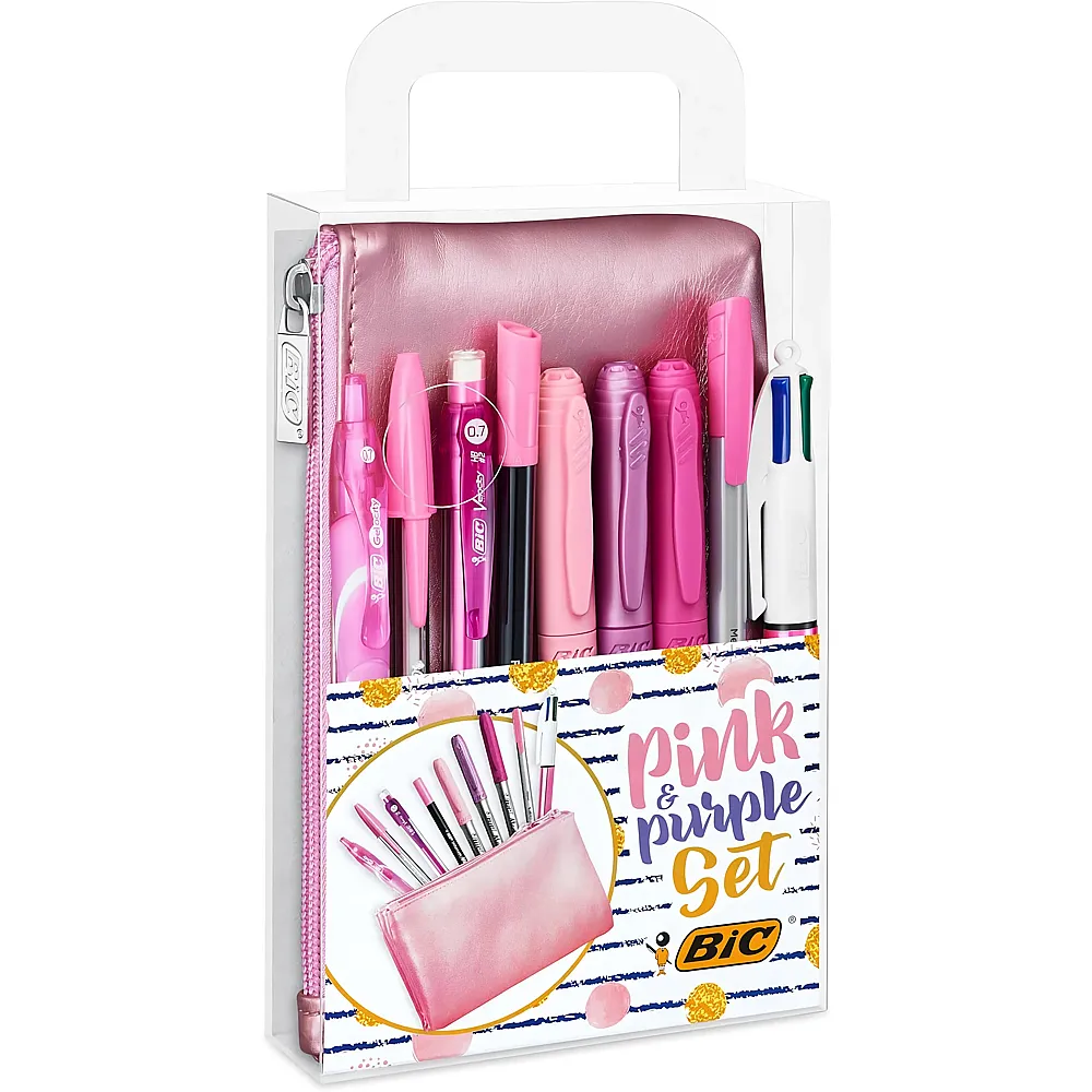 BIC Stifte Set Pink & Purpleset