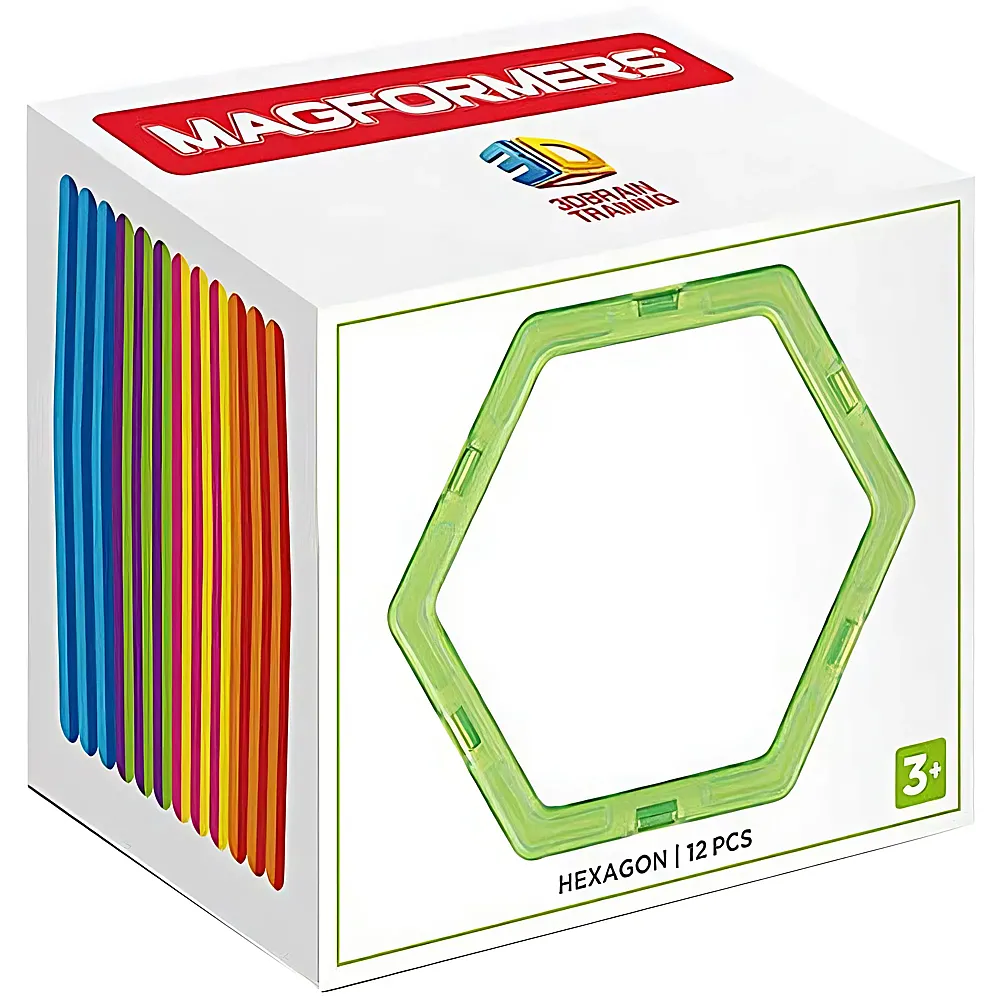 Magformers Hexagon Set 12Teile | Magnet-Baukasten