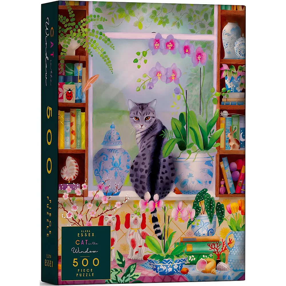 Elena Essex Puzzle Katze im Fenster - 500 Teile - Puzzle 500 Teile