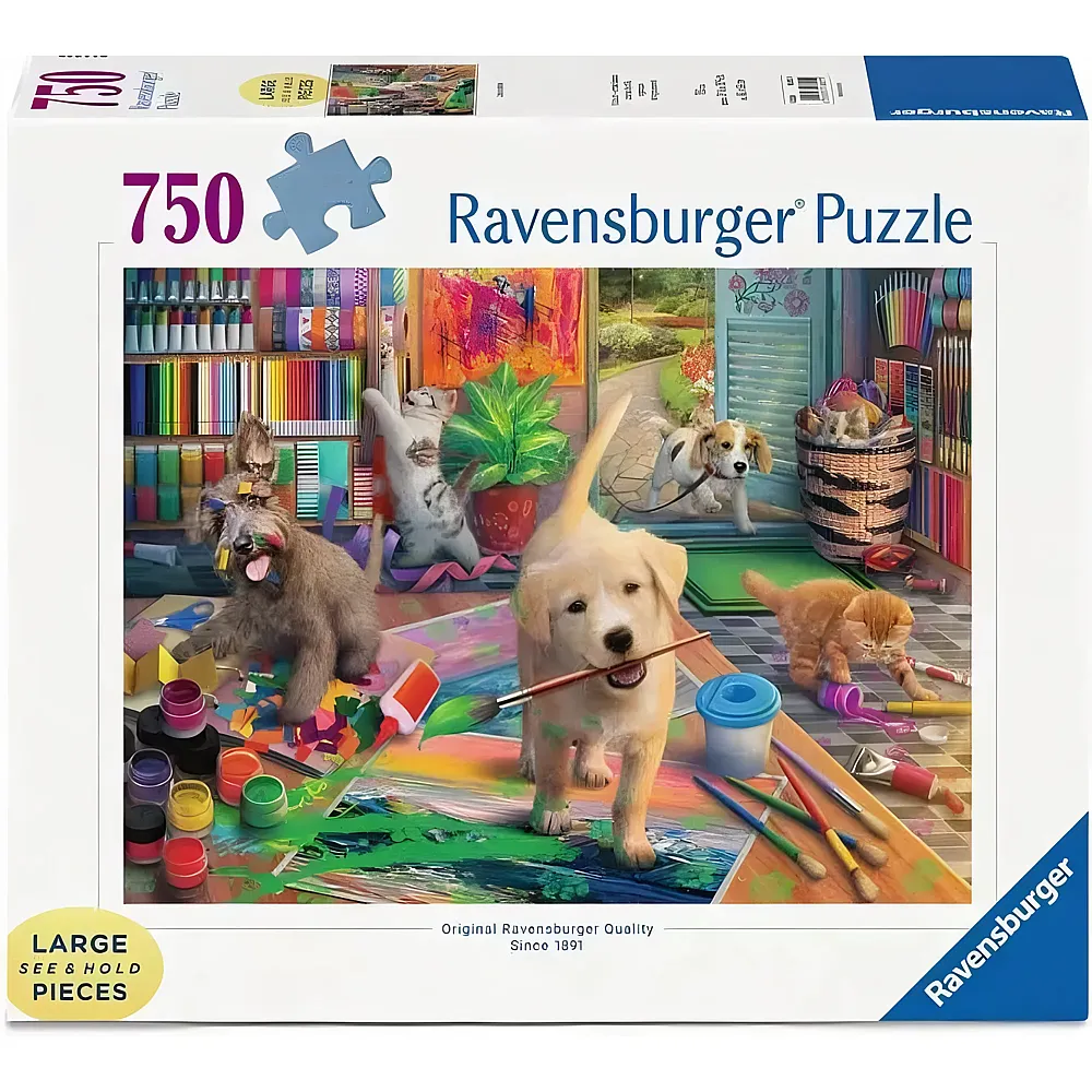 Ravensburger Puzzle Tierische K�nstler 750Teile