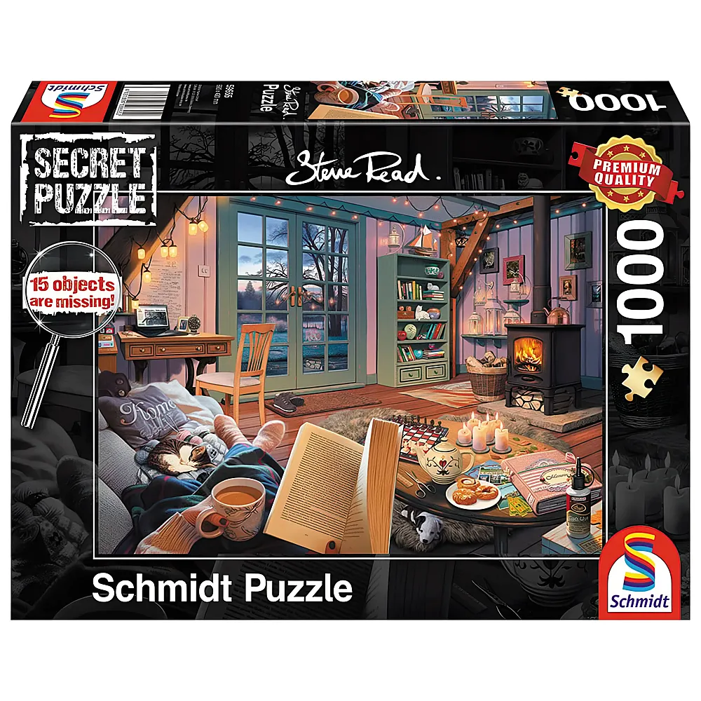 Schmidt Puzzle Steve Read Secret Im Ferienhaus 1000Teile