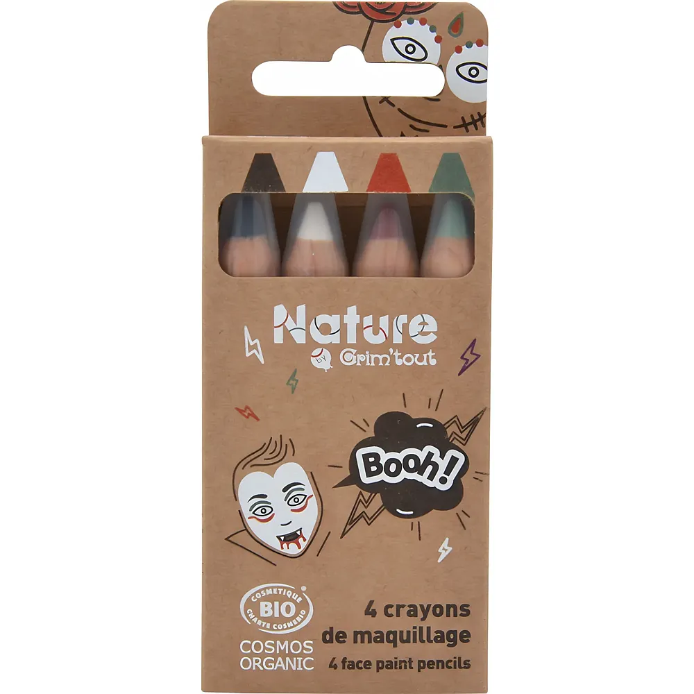 Nature BY Grim'tout 4 Crayons Booh Cosmos Organic