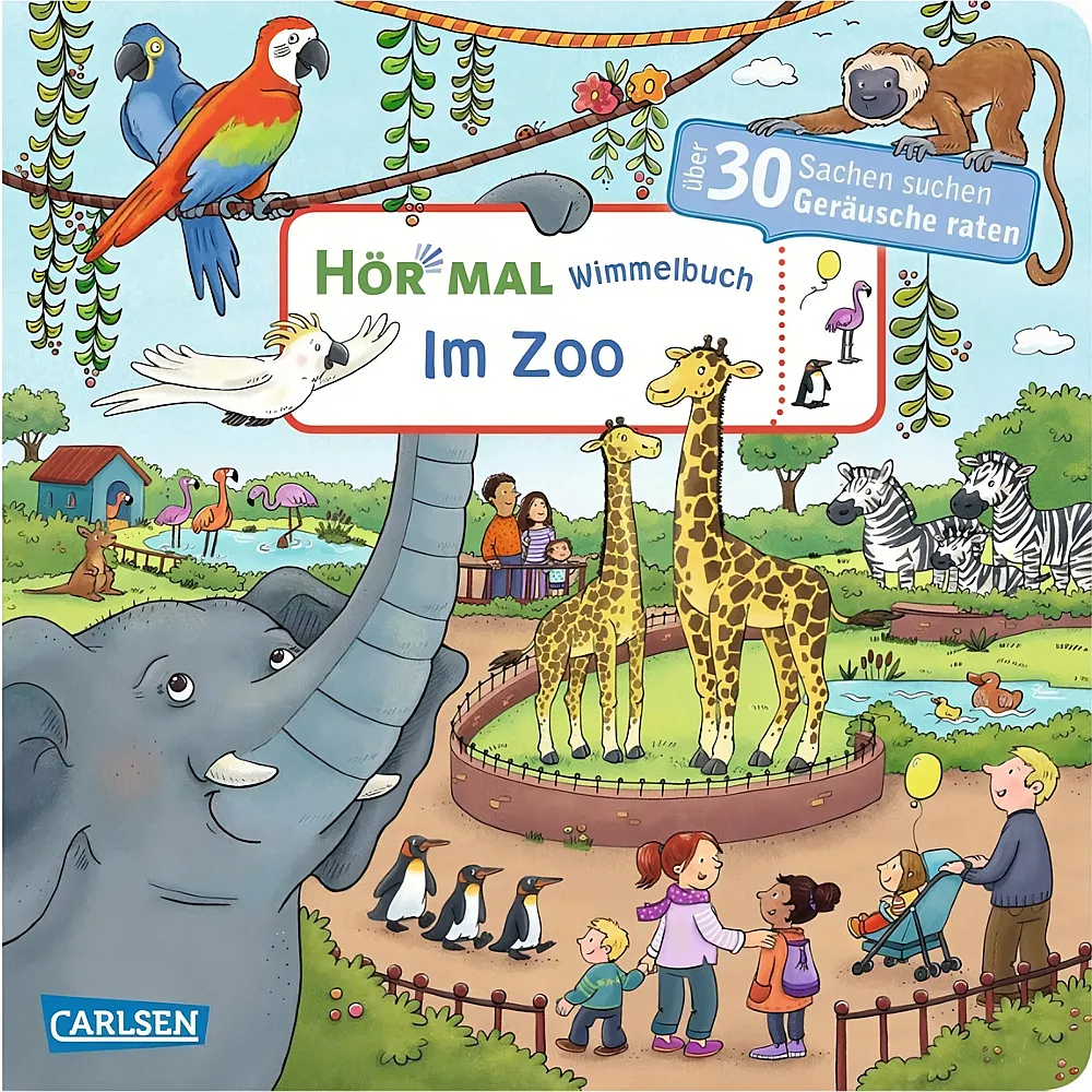 Carlsen Hr mal: Wimmelbuch: Im Zoo
