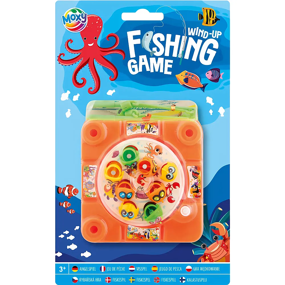 Creative Craft Group Aufziehbares Angelspiel Orange