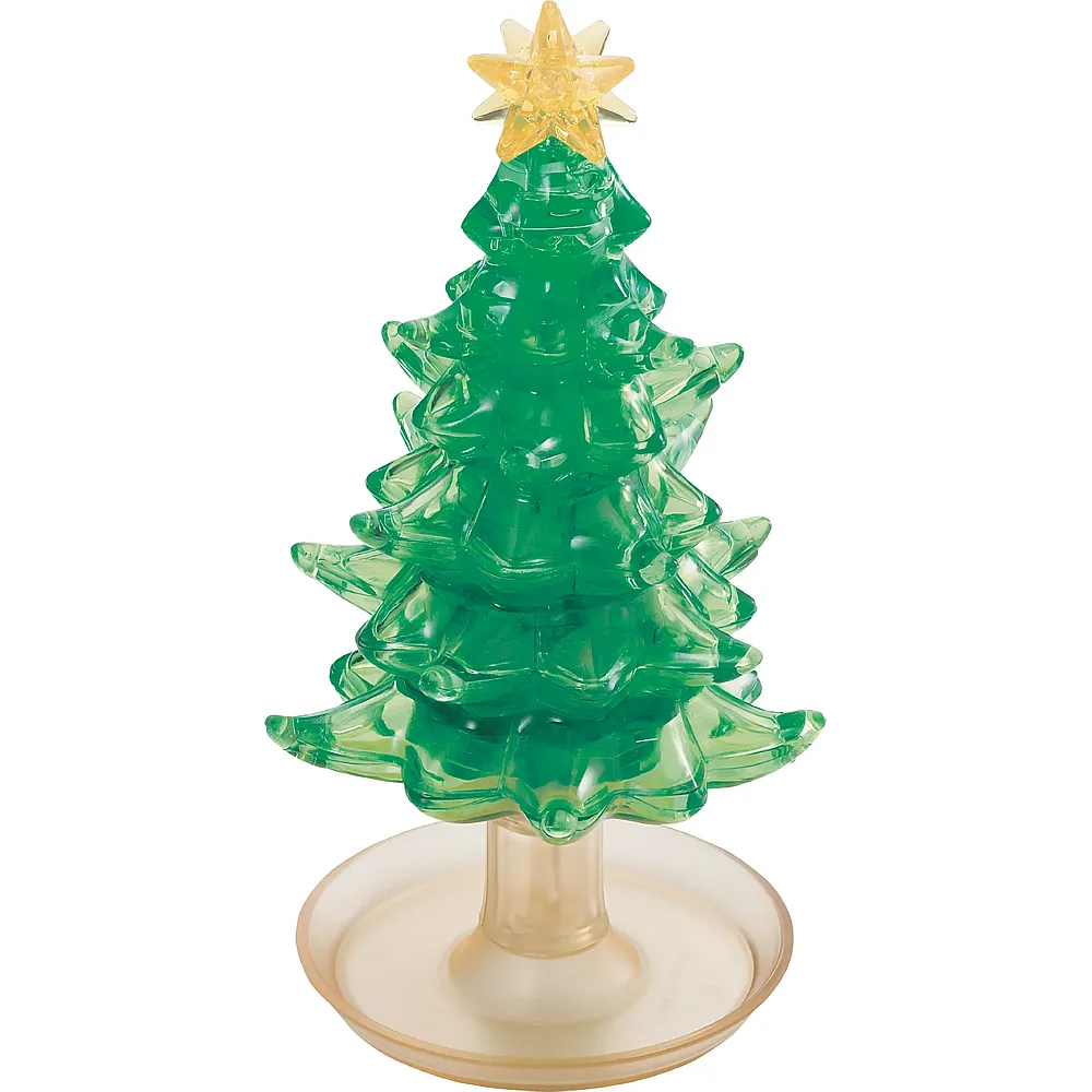 meinspielzeug - HCM Kinzel Crystal Puzzle 3D Tannenbaum 69Teile | 3D Puzzle