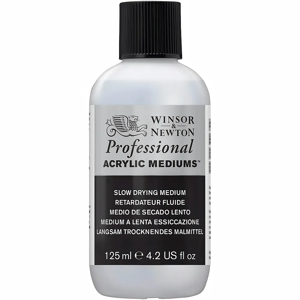 Winsor & Newton W&n Prof. Acryl Malmittel Langsam Trocknendes Medium 125ml F