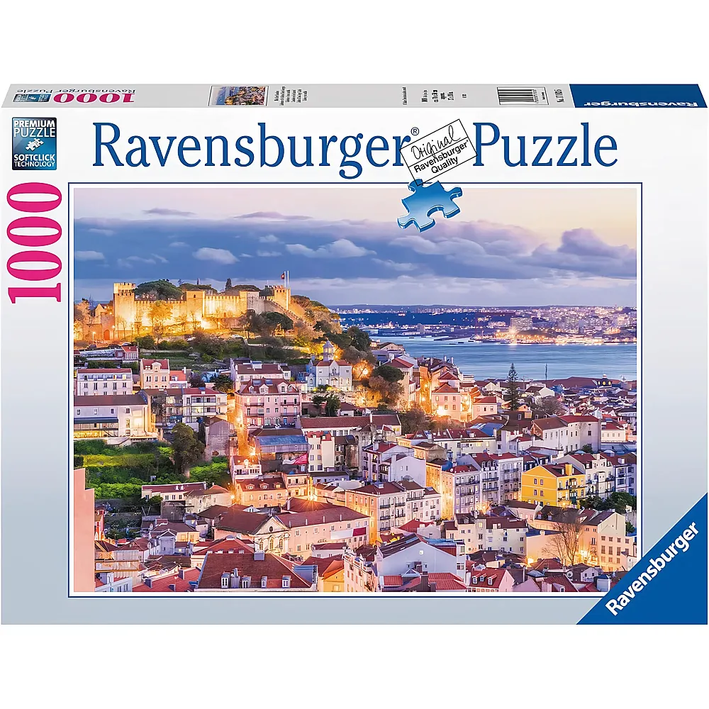 Ravensburger Puzzle Lissabon & Sao Jorge Castle - 1000 Teile
