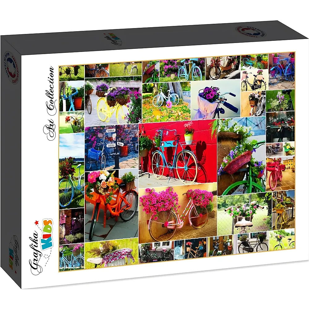 Grafika Puzzle Art Collection Grafika Kids Collage - Bikes - 204 Teile