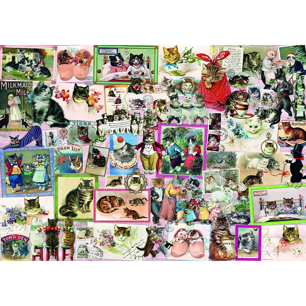 Bluebird Puzzle Katzen Collage - 1500 Teile - Puzzle 1500 Teile