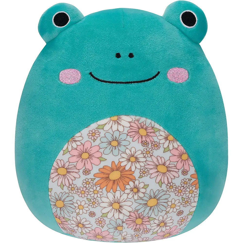 Squishmallows Pl�sch Robert der Frosch mit gebl�mtem Bauch 19cm
