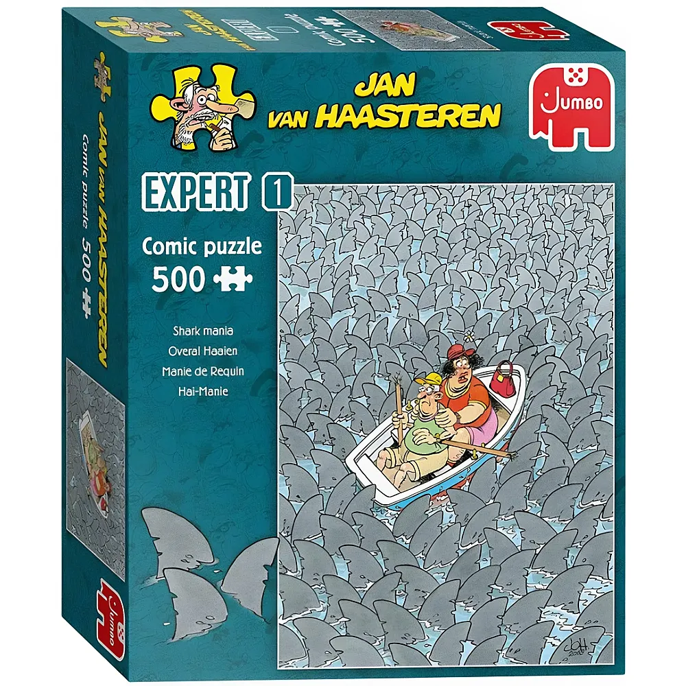 Jumbo Puzzle Jan van Haasteren Hai Manie 500Teile