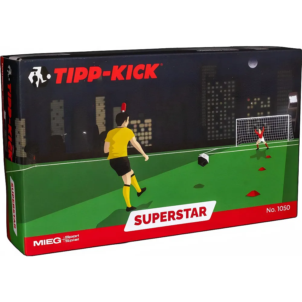 Tipp-Kick Super Star Spielfeld 64x22cm aus Filz