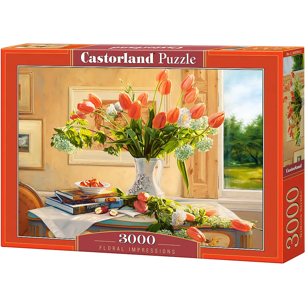 Castorland Puzzle Floral Impressions - 3000 Teile