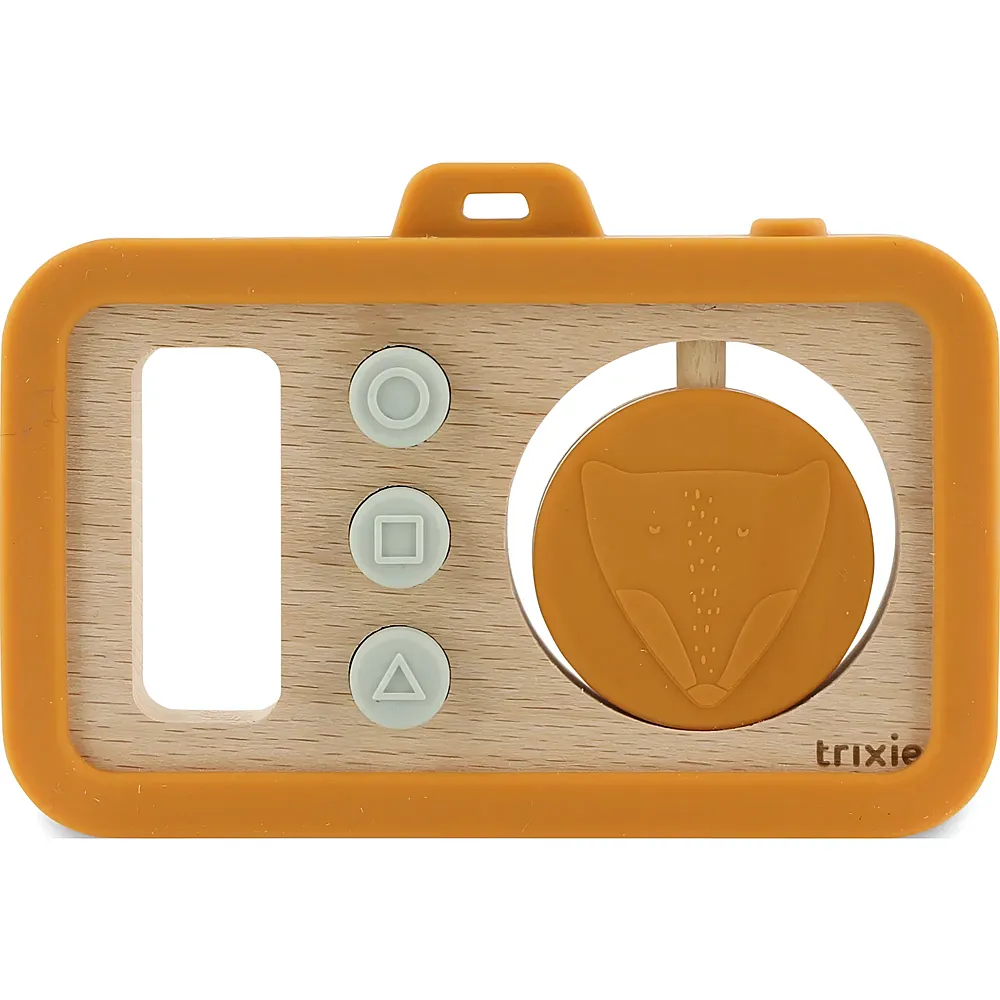 Trixie Babykamera aus Holz & Silikon Fuchs