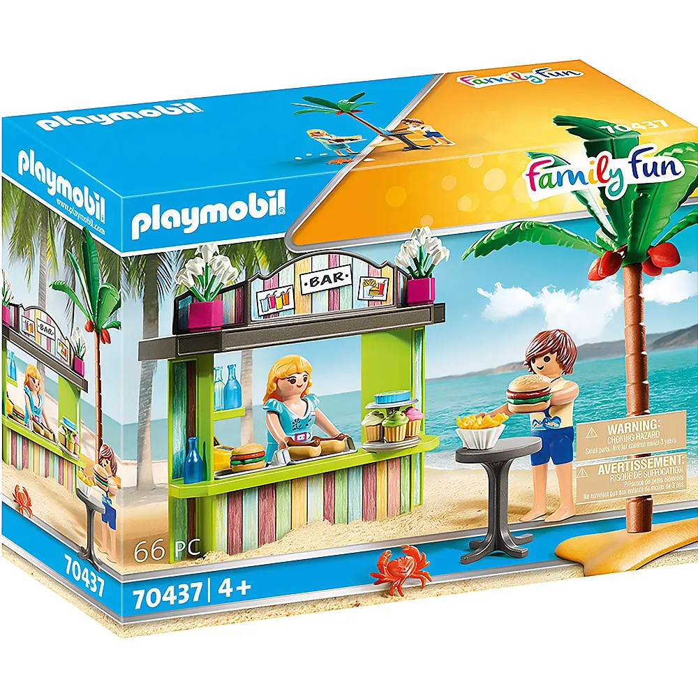 PLAYMOBIL FamilyFun Strandkiosk 70437