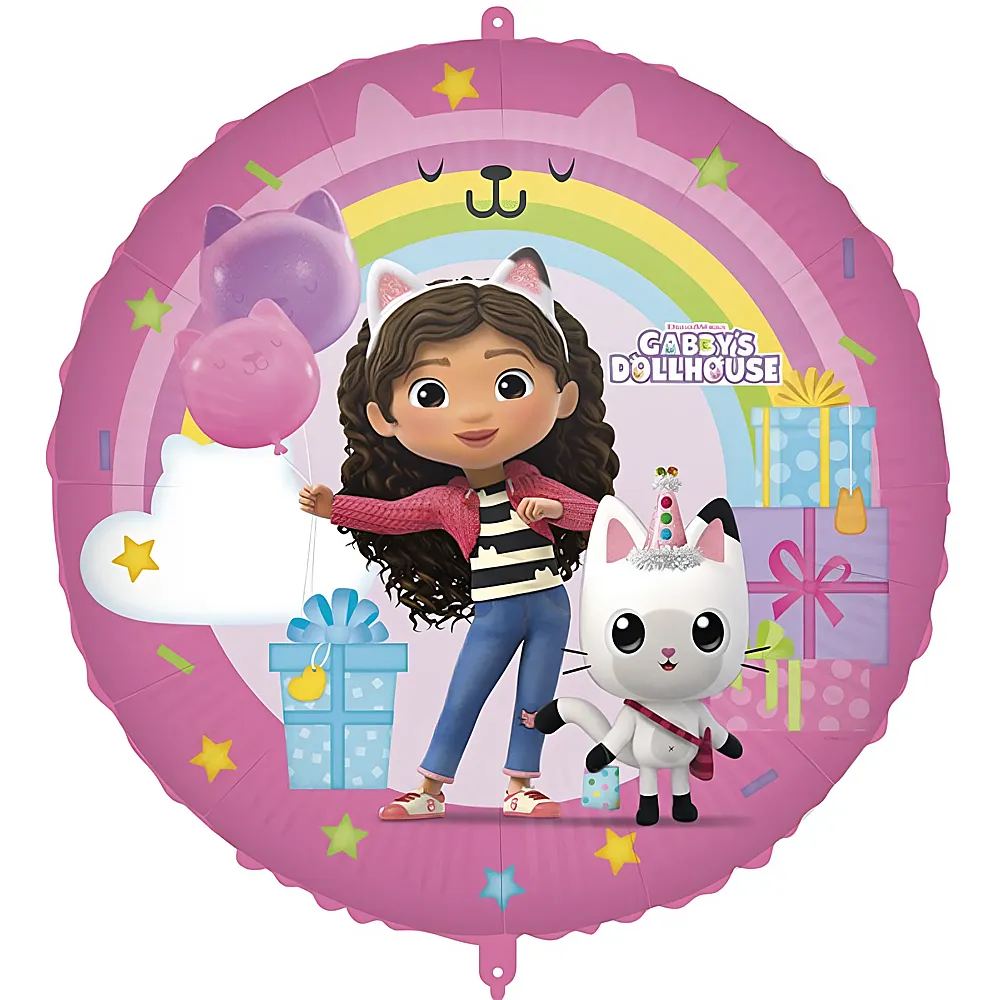 meinspielzeug - Procos Gabby's Dollhouse Folienballon Gabby's Dollhouse -  45 cm | Folienballone