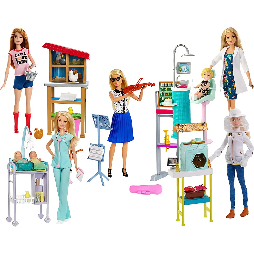 Barbie Karrieren Puppe und Spielset