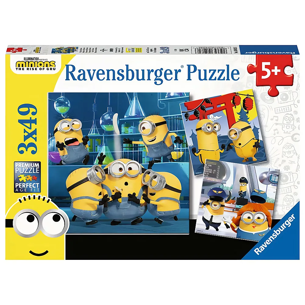 Ravensburger Puzzle Witzige Minions 3x49
