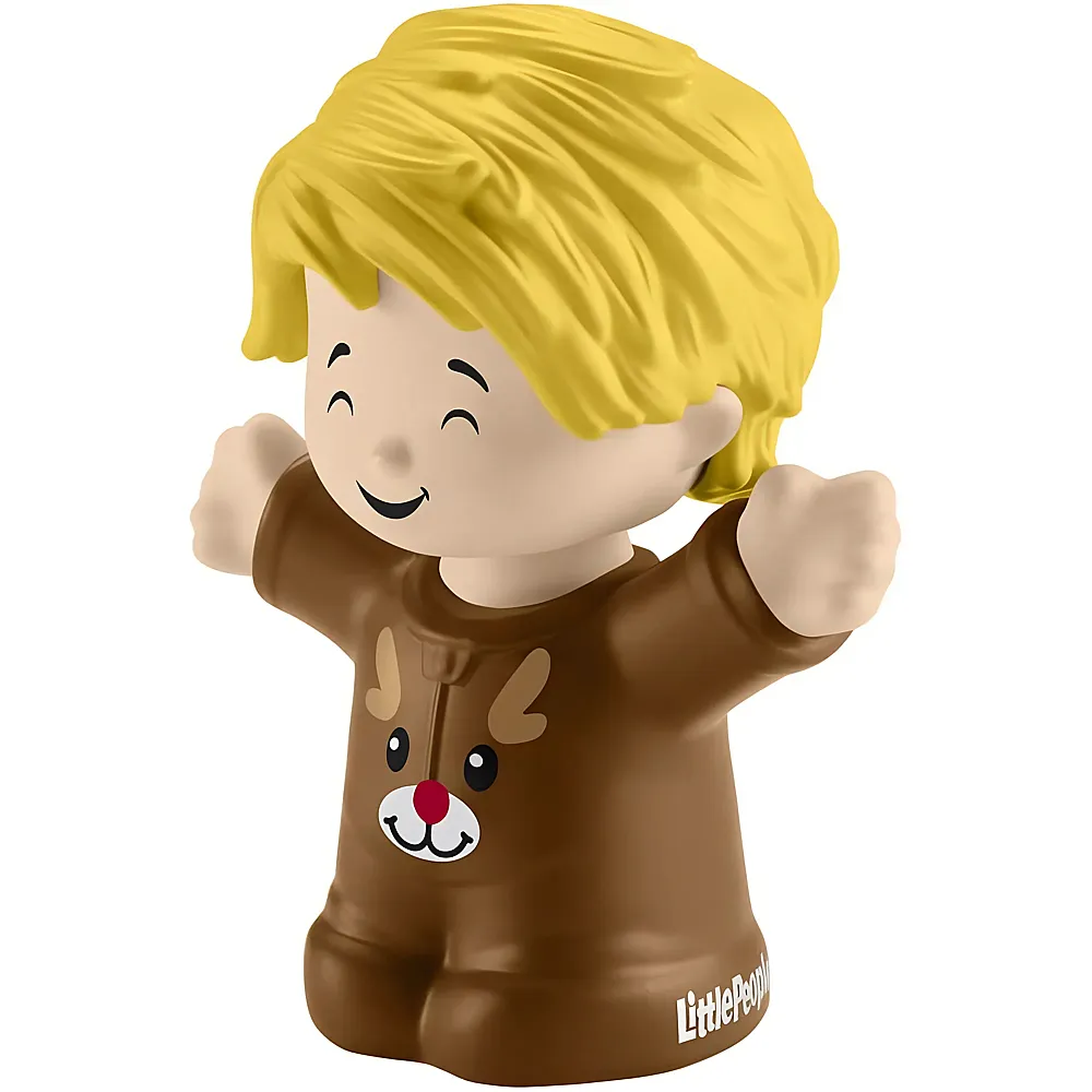 Fisher-Price Ersatzteil f�r Fisher-Price Little-People Adventskalender Weihnachten Spielset  HGP72  Ersatzfigur f�r kleine Jungen mit braunem Rentier-Outfit  funktioniert hervorragend mit vielen Sets