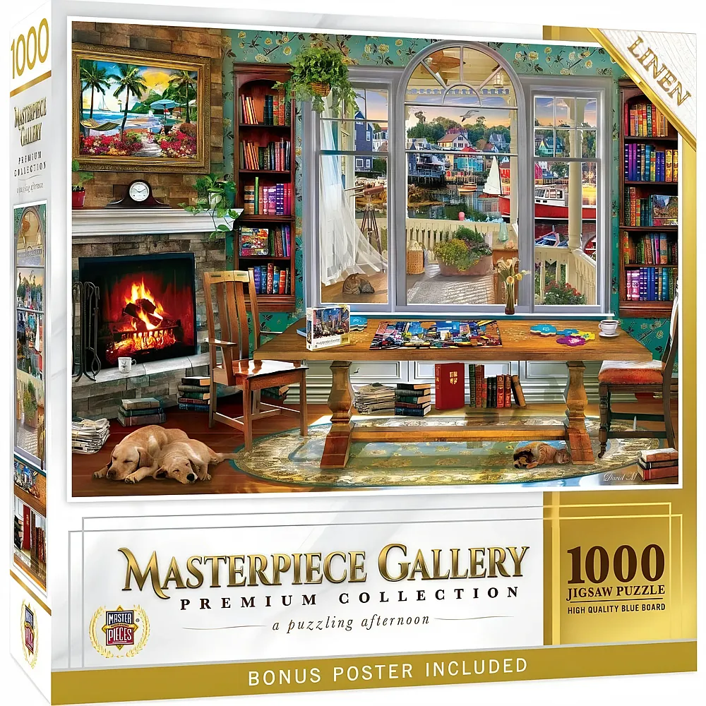 Master Pieces Puzzle Masterpiece Gallery Ein puzzliger Nachmittag - 1000 Teile