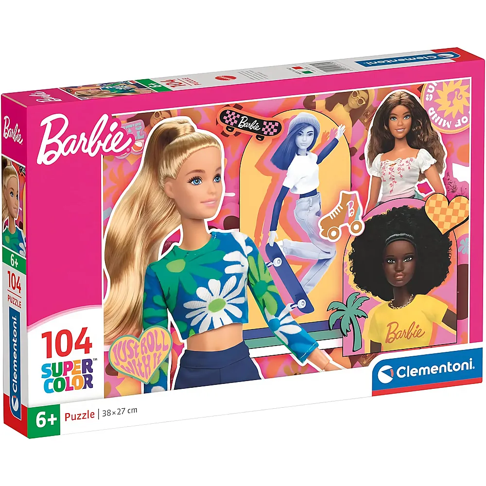 Clementoni Puzzle Supercolor Barbie 104Teile