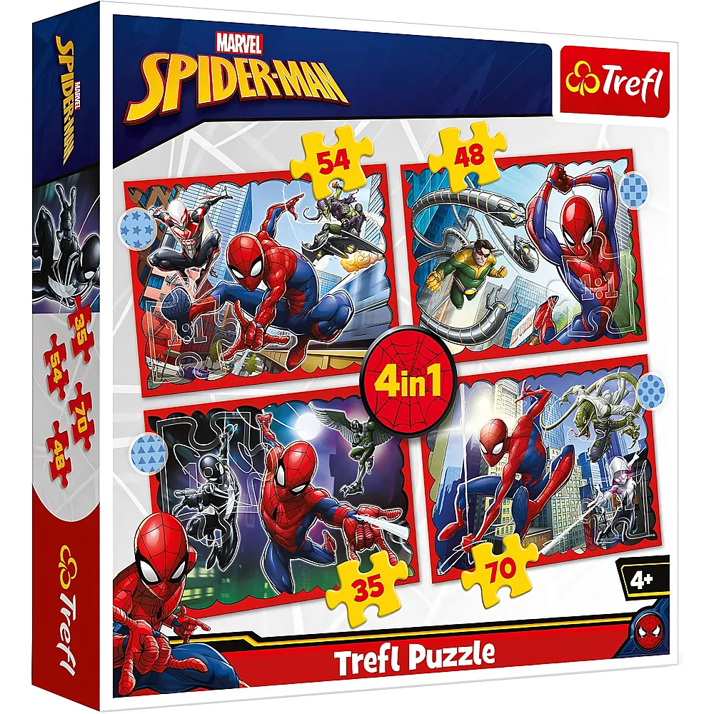 Trefl 4in1 Marvel Spiderman 35-70