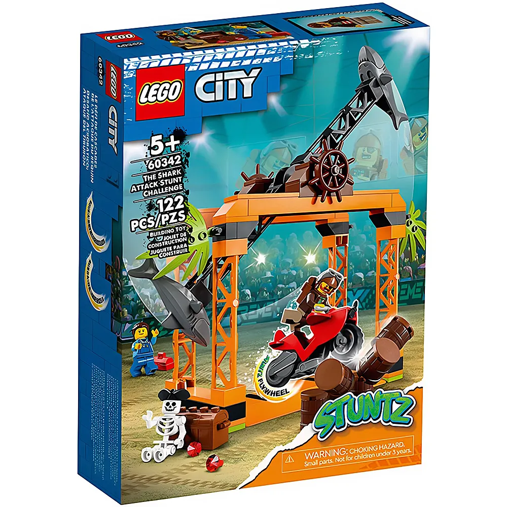 LEGO City Stuntz Haiangriff-Stuntchallenge 60342