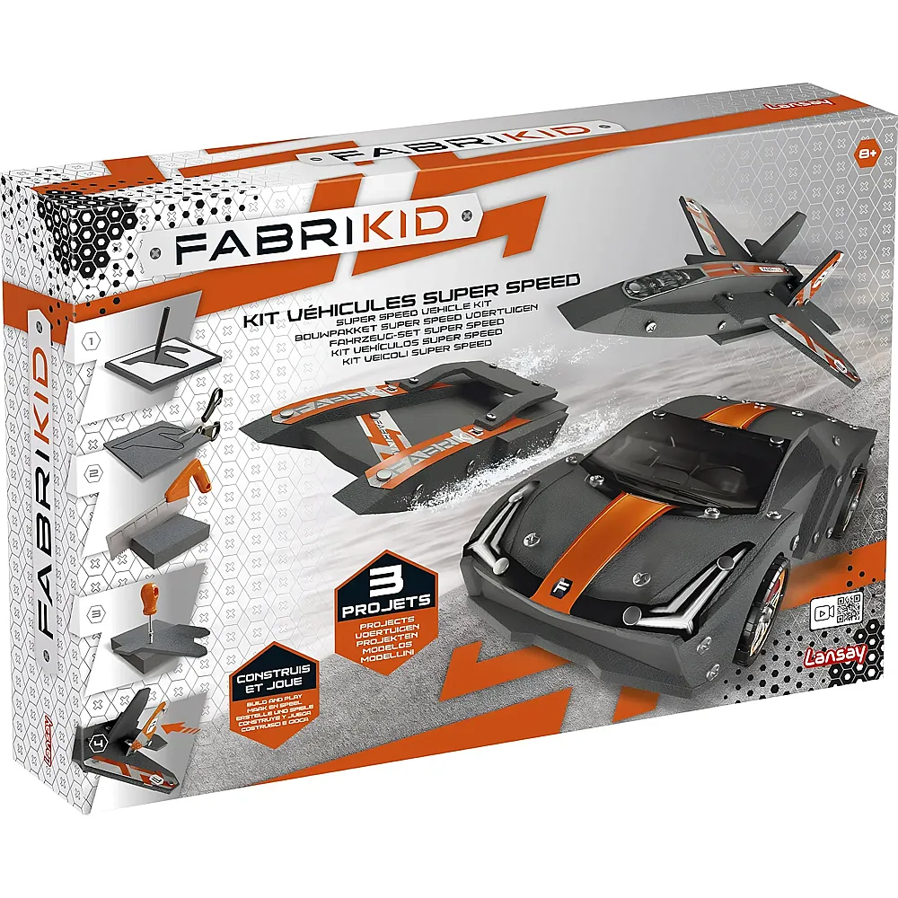 Lansay Fabrikid Kit Vehicules Fast & Go