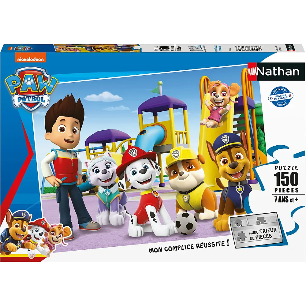 Nathan Puzzle Chase, Marcus und Co. - Paw Patrol - 150 Teile