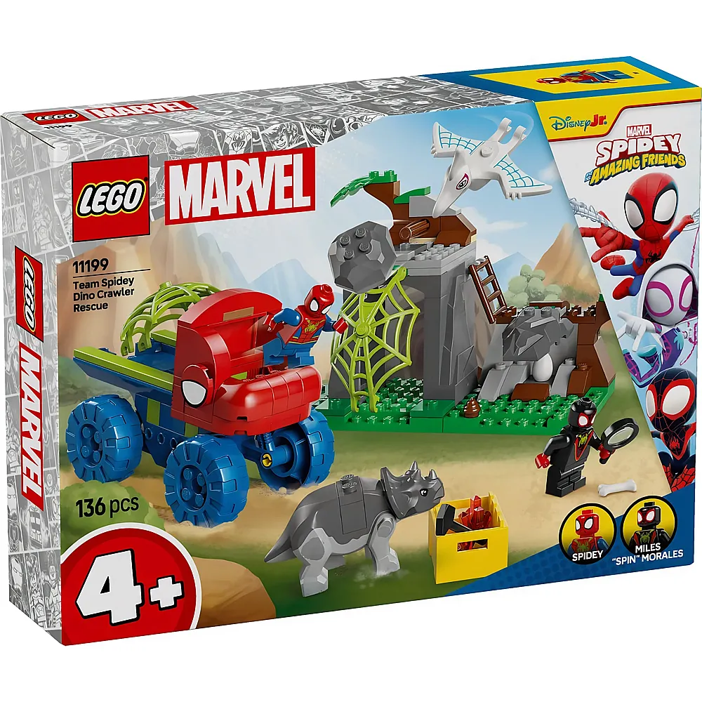 LEGO Spidey und Seine Super-Freunde Spiderman Spideys Team auf Rettungsmission im Dino-Truck 11199