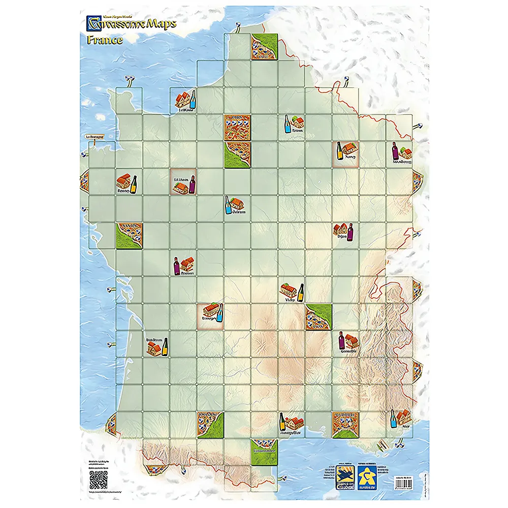 Hans im Glck Carcassonne Karte Frankreich | Familienspiele