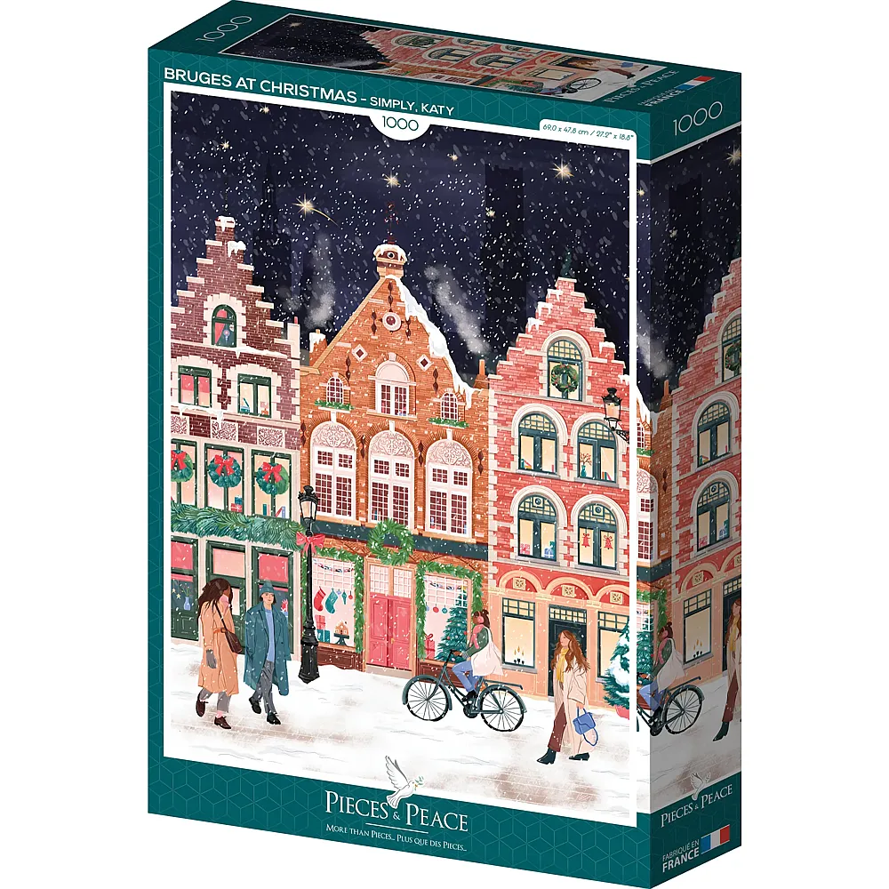 Pieces & Peace Puzzle Br�gge zu Weihnachten - 1000 Teile