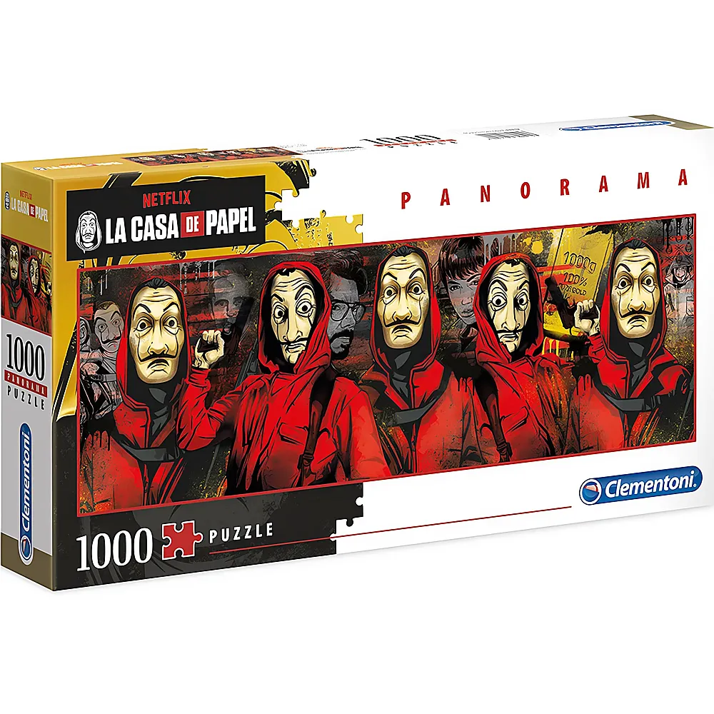 Clementoni Puzzle La Casa de Papel Panorama - 1000 Teile