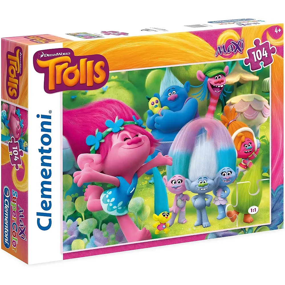 Clementoni Puzzle Giant Floor Trolls 104Teile