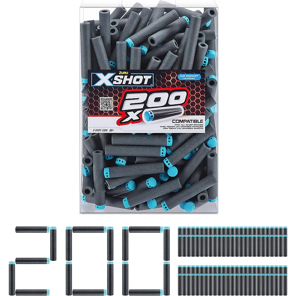 X-Shot Excel 200 Darts Nachf�llpack
