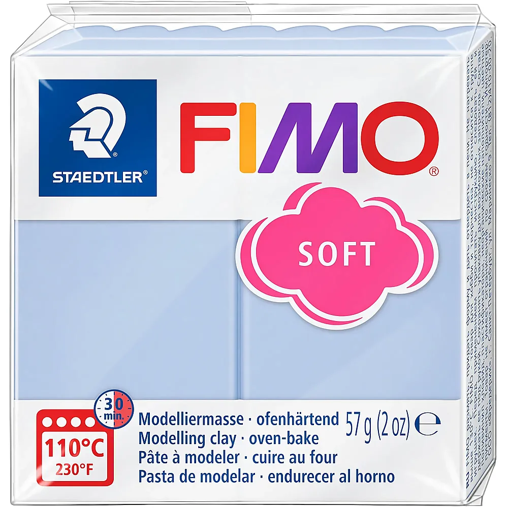 Fimo Soft Modelliermasse Serenity Blue - 57 g