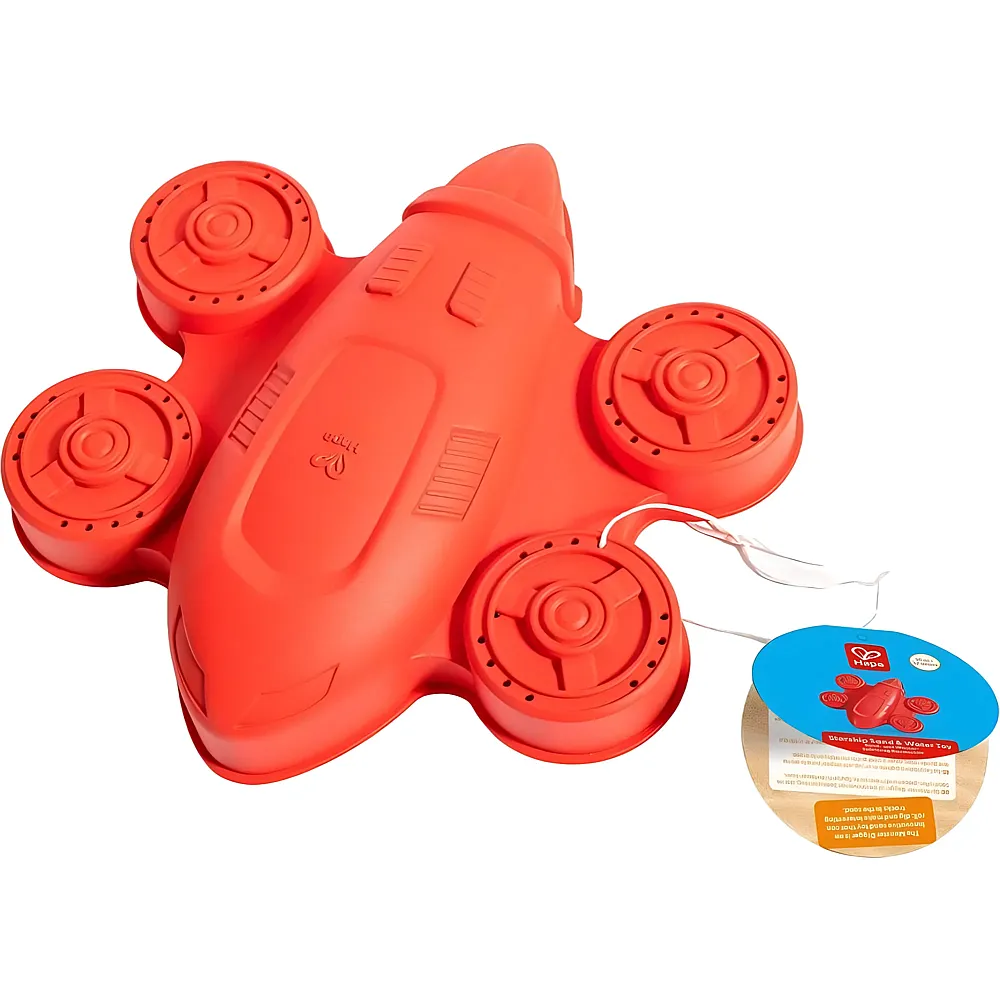meinspielzeug - Hape Sand- und Wasser-Spielzeug Raumschiff | Sandkasten