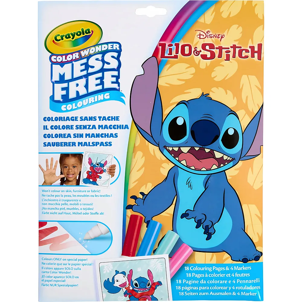 Crayola Color Wonder Malspass Lilo & Stitch