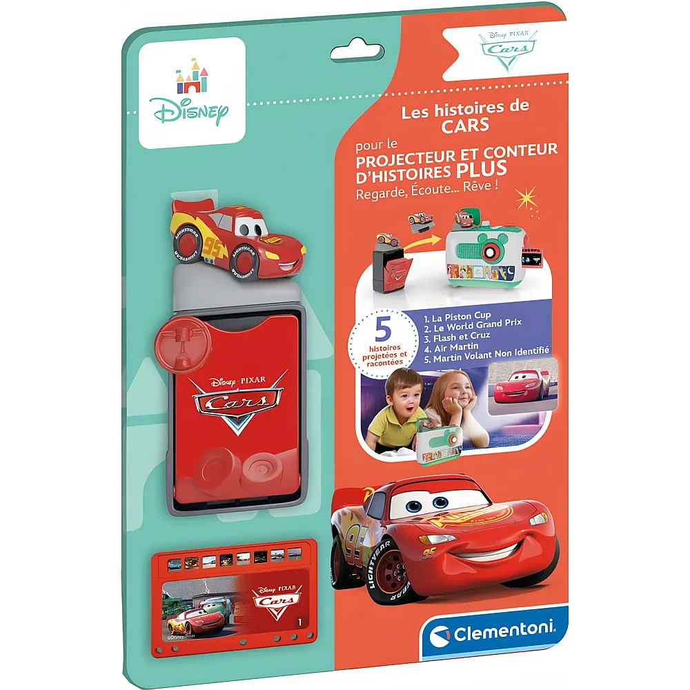 Clementoni Mes histoires Cars FR pour le Storyteller PLUS