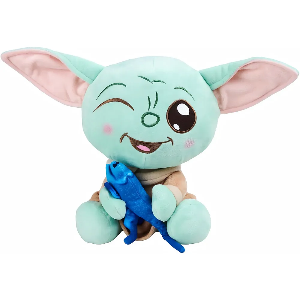 Simba Pl�sch Star Wars Grogu mit Eidechse - 25 cm