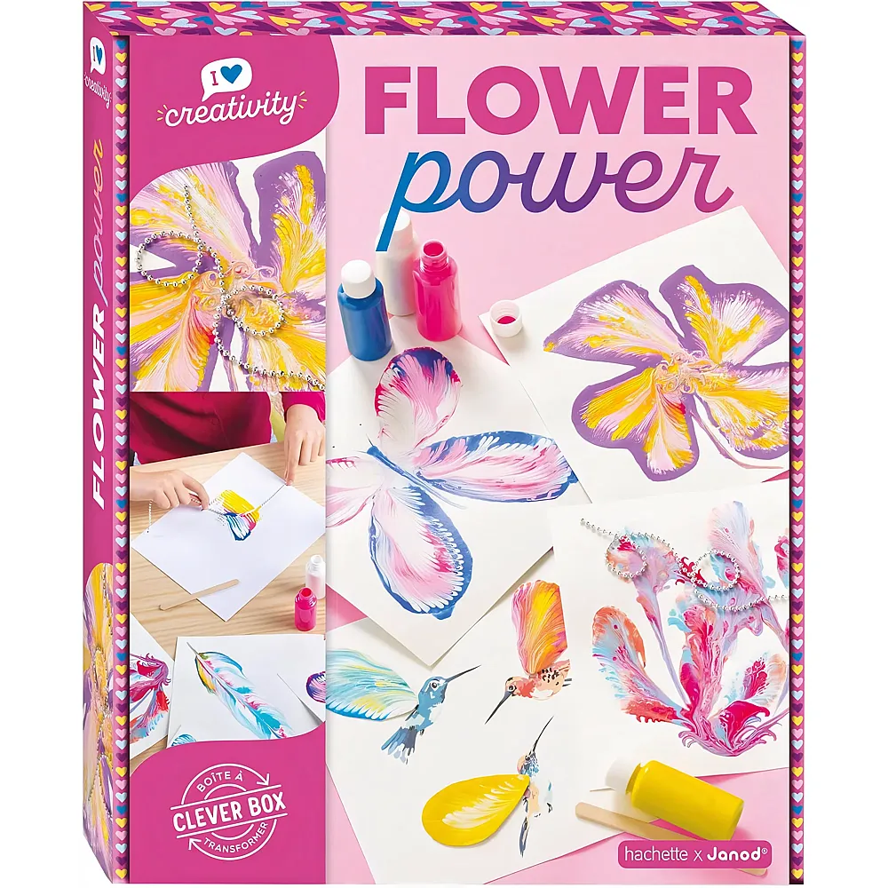 Janod Kreativ Acrylbilder Flower Power
