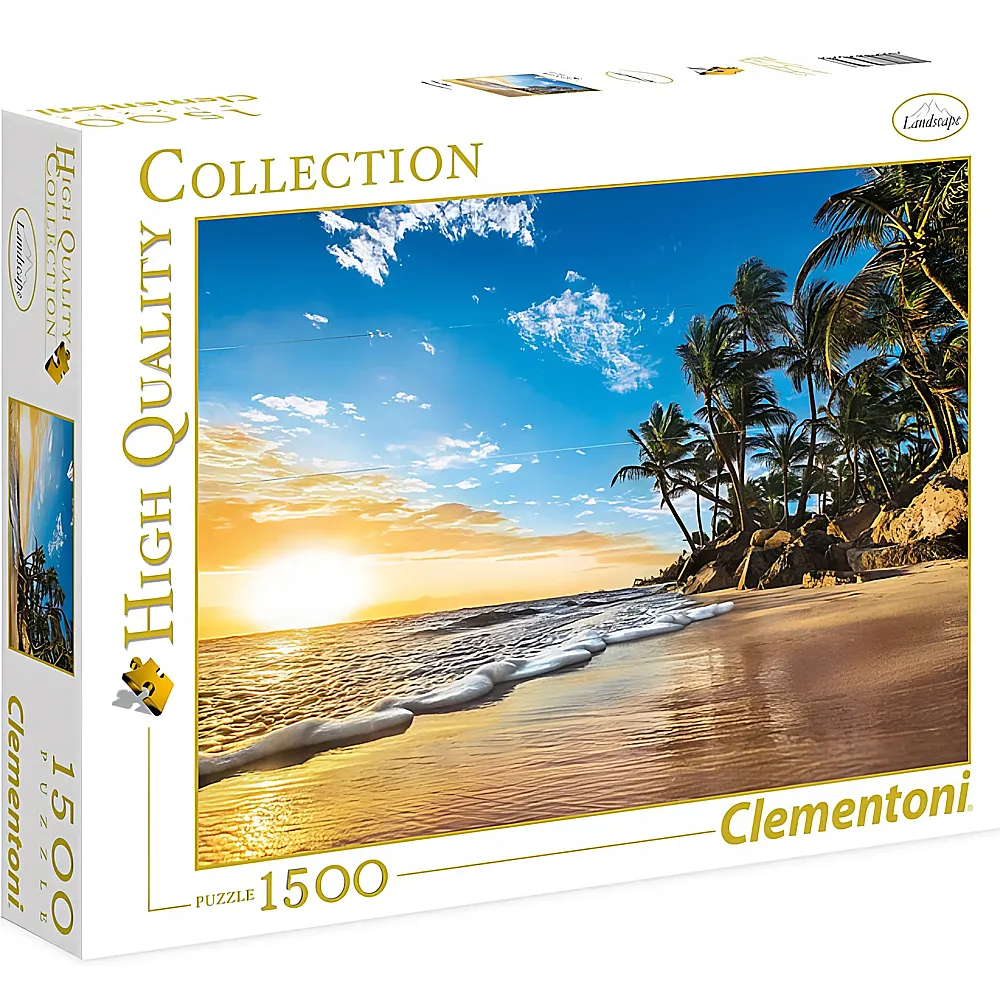 Clementoni Puzzle High Quality Collection Tropischer Sonnenaufgang 1500Teile