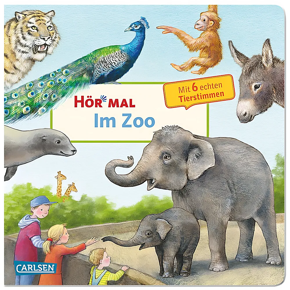 Carlsen Hr mal Im Zoo | Papp-Bilderbcher