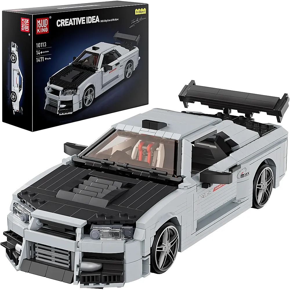 meinspielzeug - Mould King Creative Idea Rennwagen GTR 10113 | Klemmbausteine Fahrzeuge