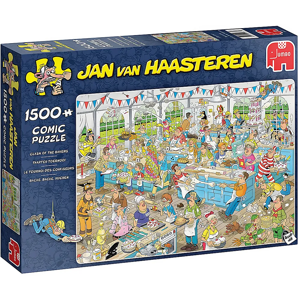 Jumbo Puzzle Jan van Haasteren Backe, backe, Kuchen 1500Teile