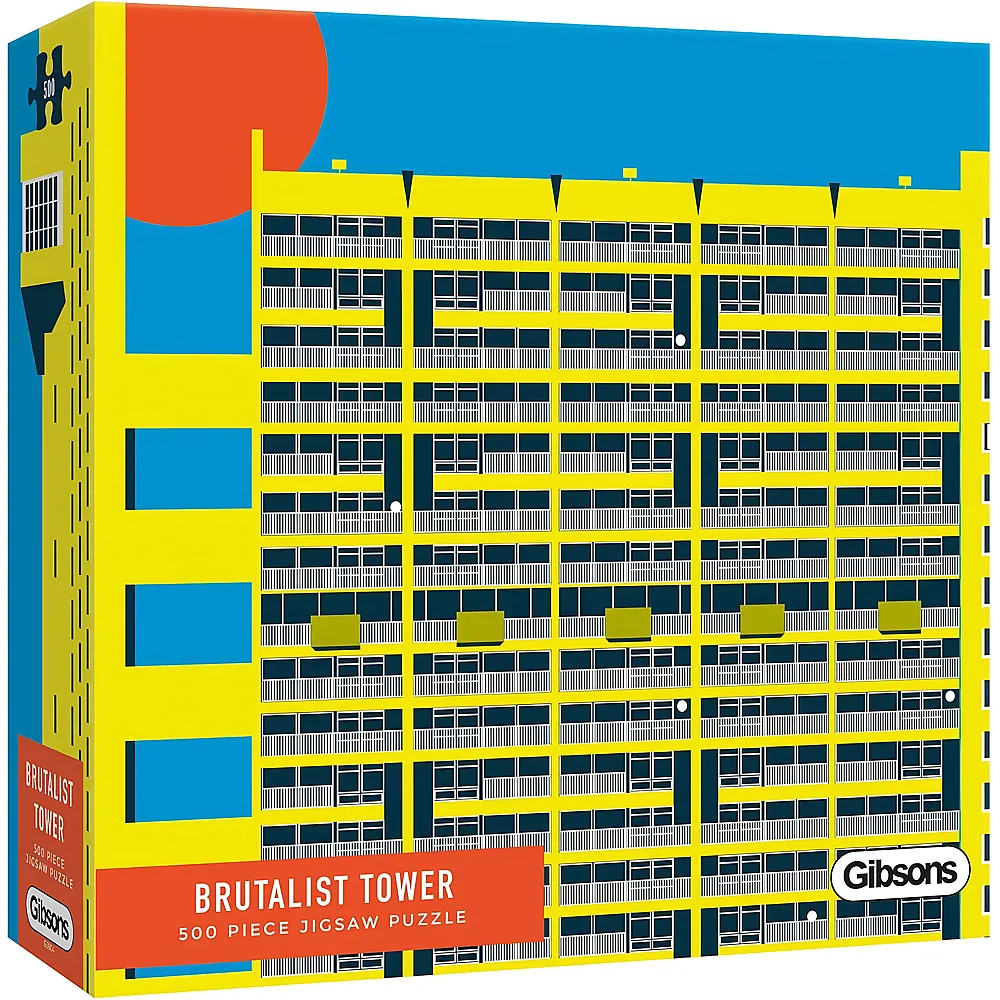Gibsons Puzzle Brutalist Tower - 500 Teile
