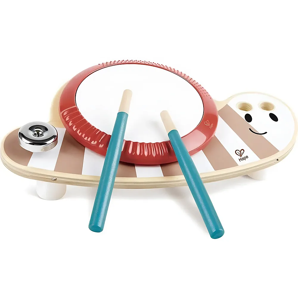 Hape Kreativ Drum Slug Dan Musical Holzspielzeug